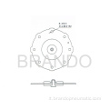 DMF-Z-76S riparazione kit membrana in NBR